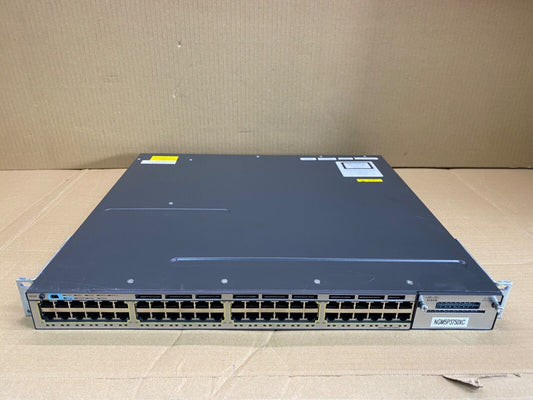 Cisco Catalyst 3750-X 48-Port PoE+ Stackable Gigabit Ethernet Switch
