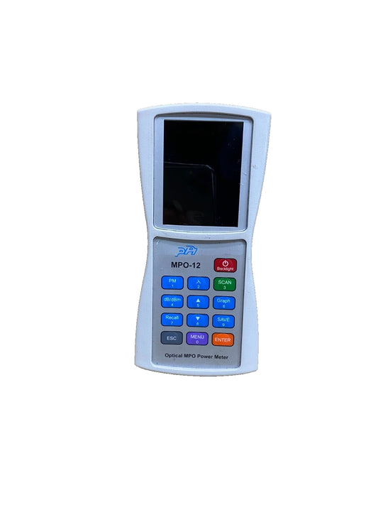 Professional MPO-12 Optical Power Meter Data Center Fiber, Ethernet Ready