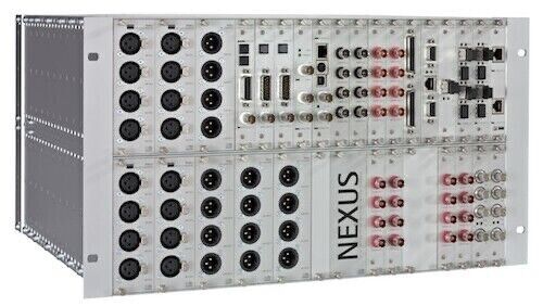 StageTec NEXUS 6U Modular Audio Routing Rackmount Chassis 19\" Used