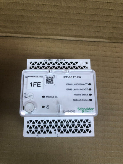 Industrial TCP Modbus Ethernet Module Schneider Enerlin'X IFE DIN Rail