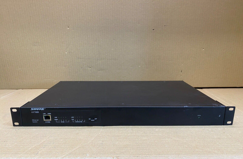 Professional Ethernet Switch 9-Port Shure AXT620 Axient Rack-Mount