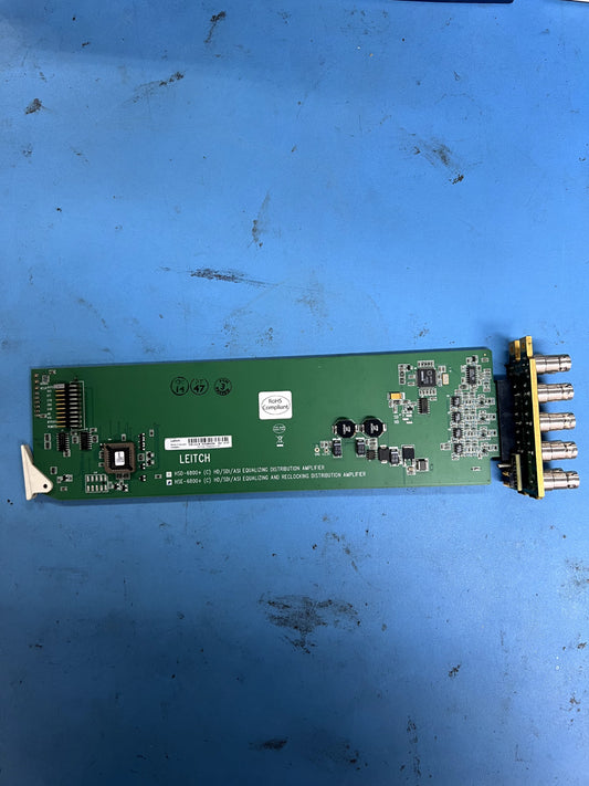 Broadcast HD/SD Distribution Amplifier Leitch Harris HSE6800 1x8 SDI