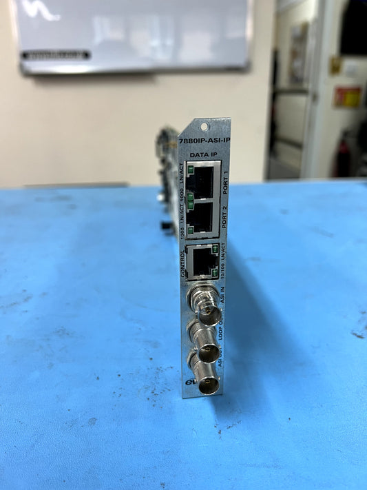 Broadcast ASI to IP Converter Evertz 7880IP-ASI-IP SDI Ethernet 1080p