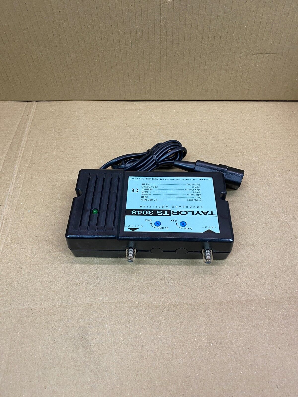 Broadband Amplifier 47-860Hz Taylor TS 3048 Rack-Mount Ethernet Input