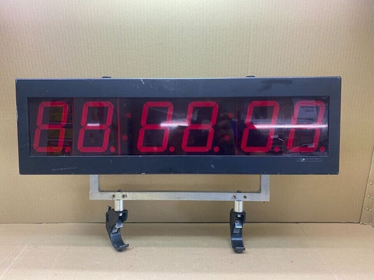 Industrial Time Synchronization LED Clock Masterclock TCD 46 4-inch Display