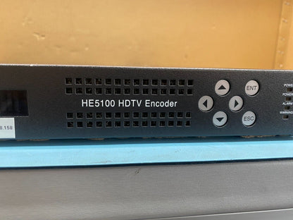 Broadcast MPEG-2 HD Encoder Dual PSU NTT HE5100 SDI Rack-Mount 1080p