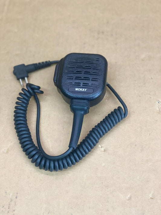 Professional Two-Way Radio Shoulder Microphone McKay, Noise-Canceling, Rugged