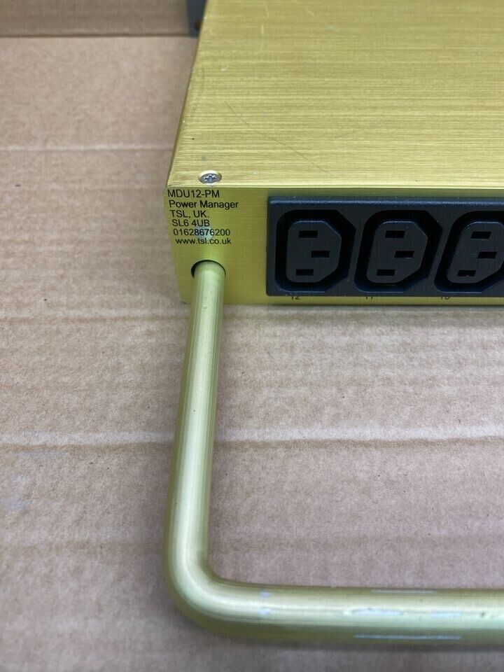 Broadcast Ethernet Power Manager TSL MDU12-PM 12x IEC SNMP Alerts