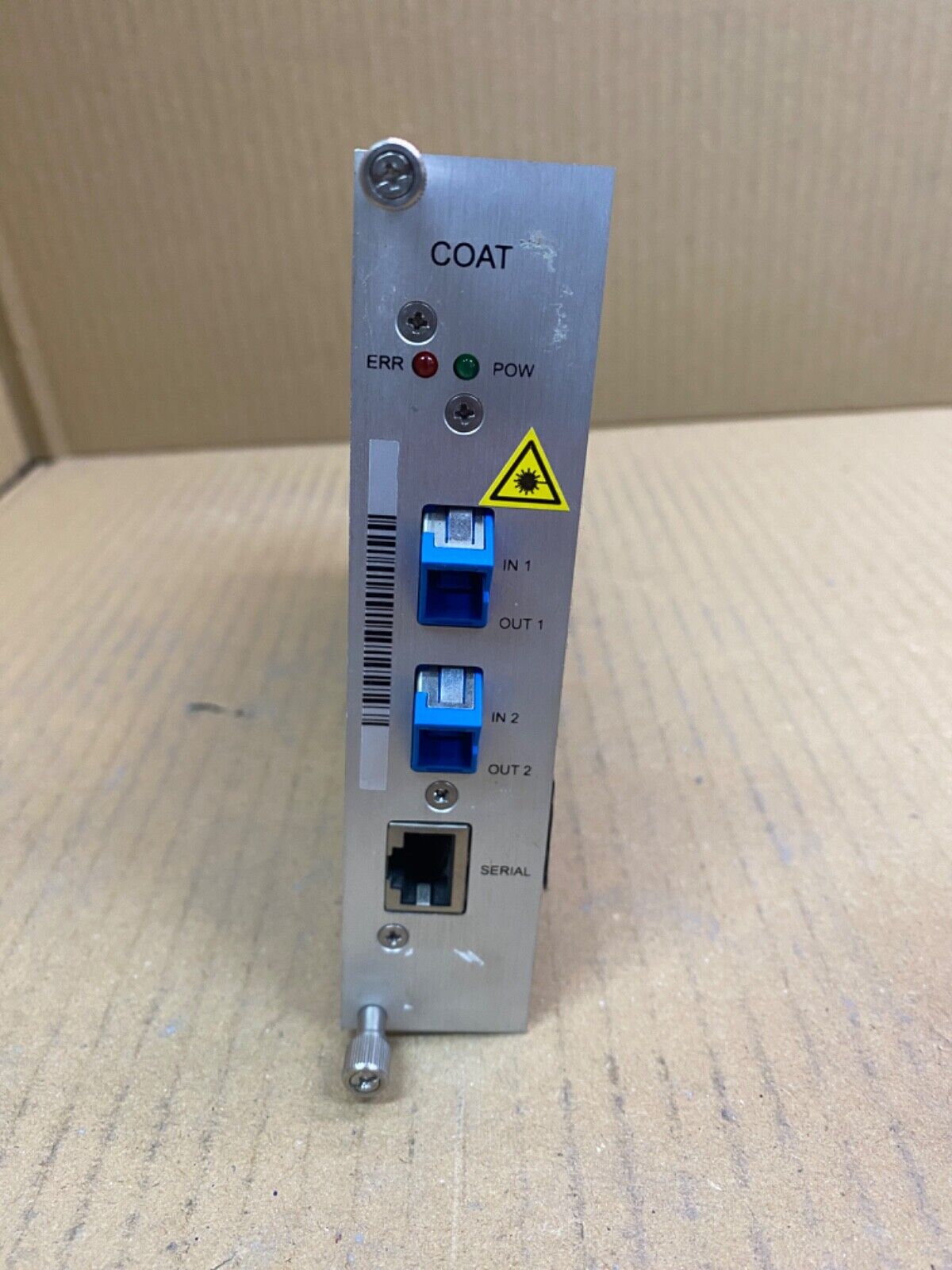 COAT-250B13-SPC-3R Optical Module 2x LC Fiber + Serial (Used)