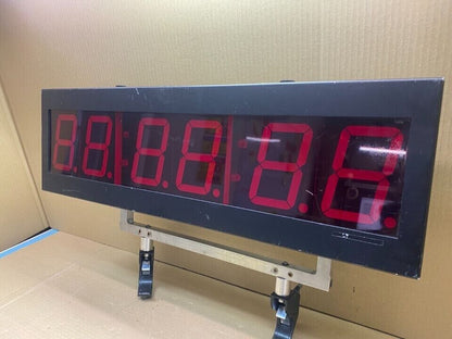 Industrial Time Synchronization LED Clock Masterclock TCD 46 4-inch Display