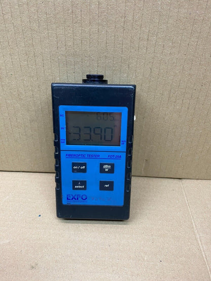 Professional Fiber Optic Power Meter EXFO FOT-20A 850/1300 nm, Testing Tool