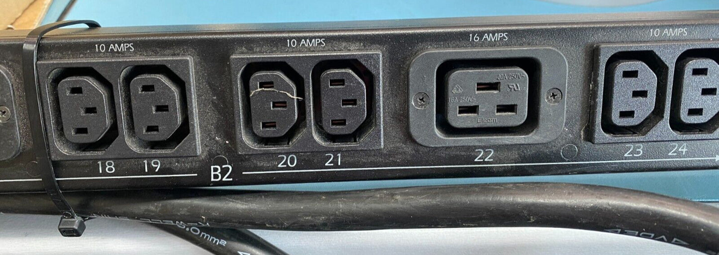 Industrial Metered PDU, APC 32A AP7853, Rack-Mount - FULLY TESTED