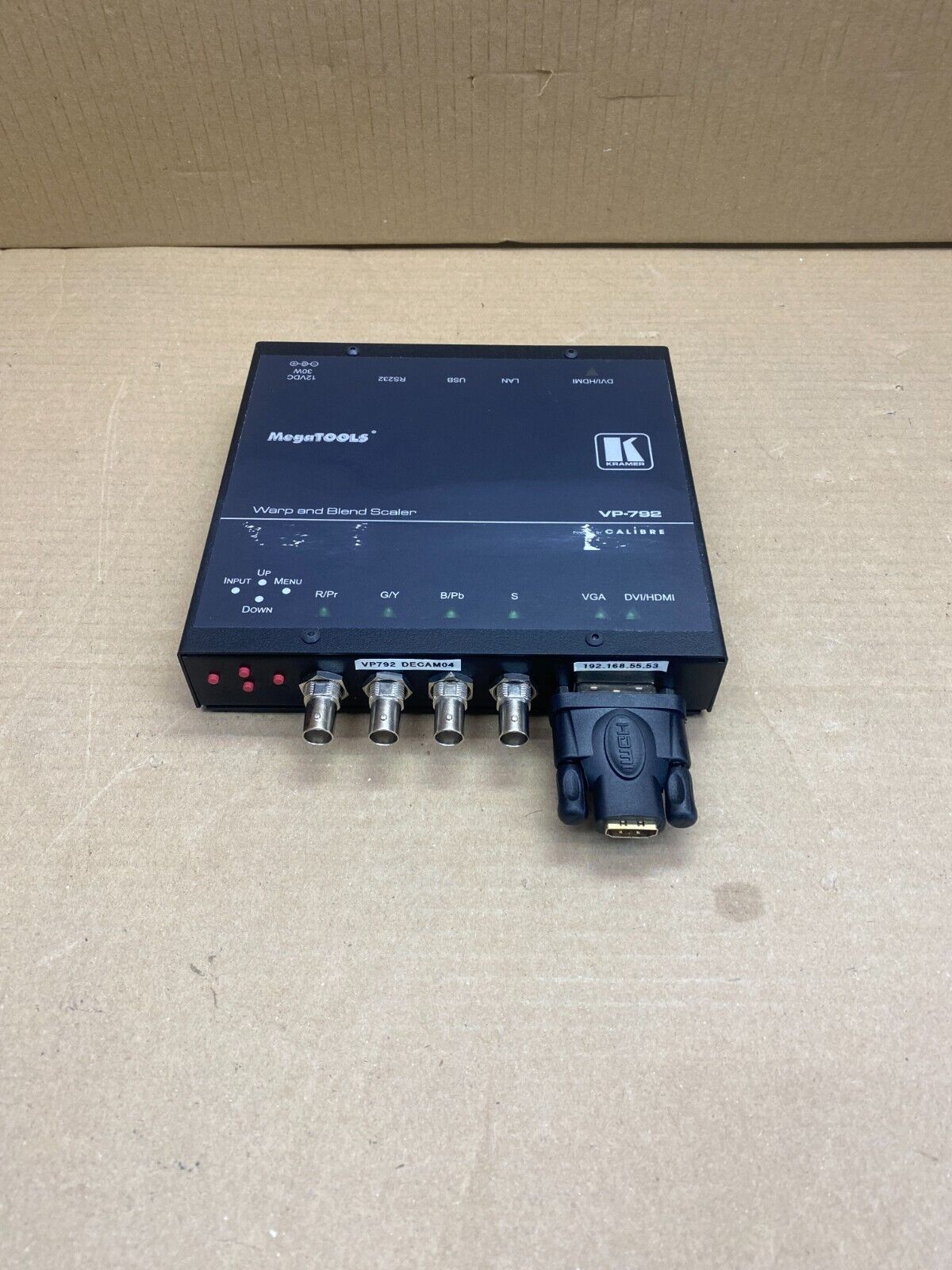 Ultra-Low Latency 4K HDMI Scaler, Kramer VP-792, Professional Converter