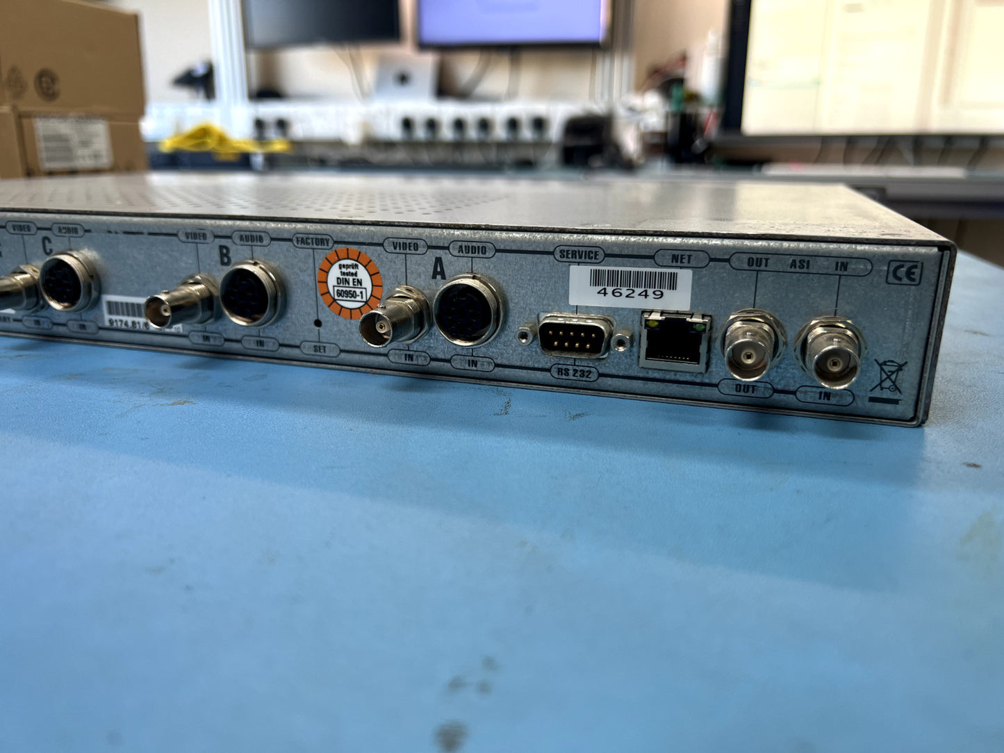 Broadcast H.264 Encoder Multiplexer Blankom EMA-408 SD/HD ASI 1080p