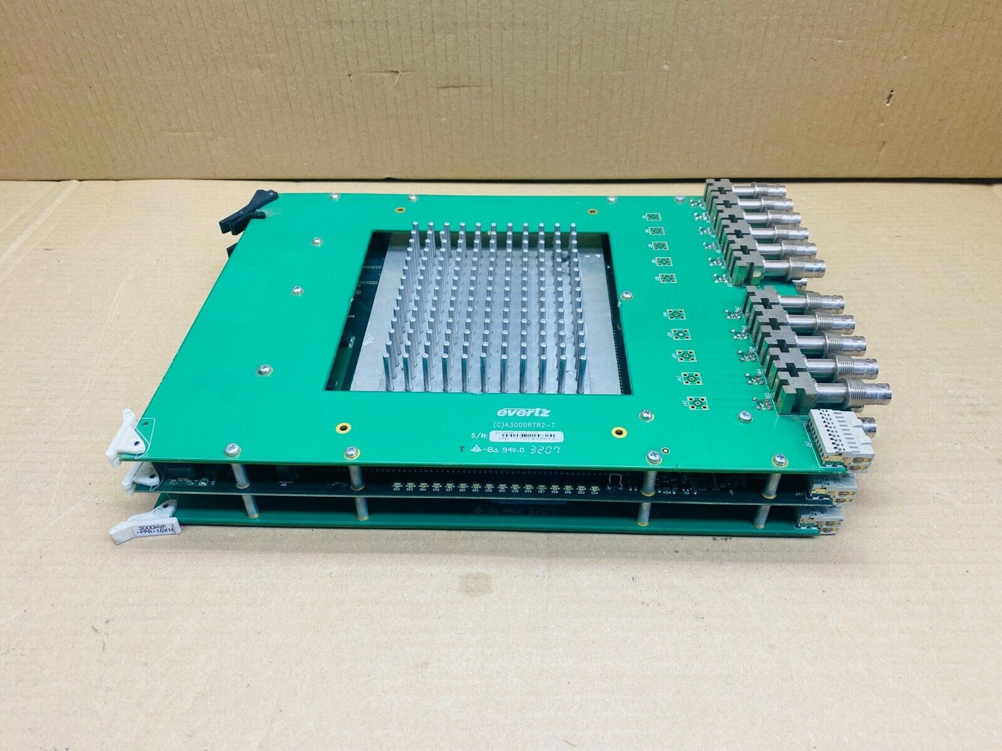 Evertz 3000MVP-OV-SN Broadcast SDI I/O Rack Card Module - Used