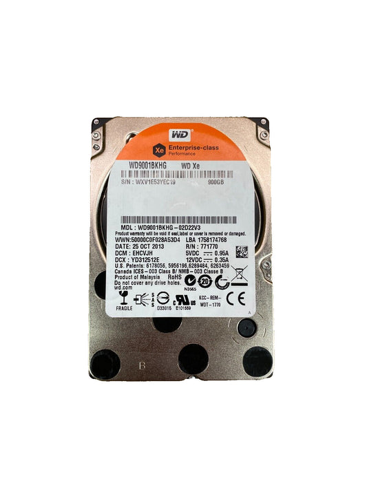 Enterprise Dual-Drive SAS Server HDD WD XE 900GB 10K RPM 2.5" 24/7 Operation