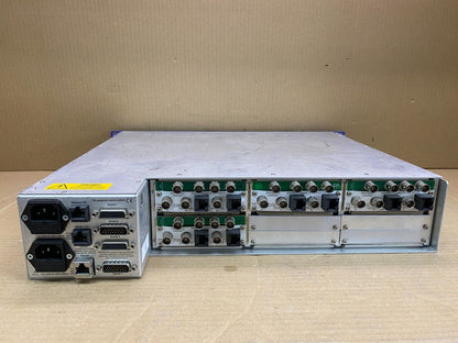 Broadcast Dual PSU Hot-Swap Rack Frame Crystal Vision 2U 12-Card 1080p