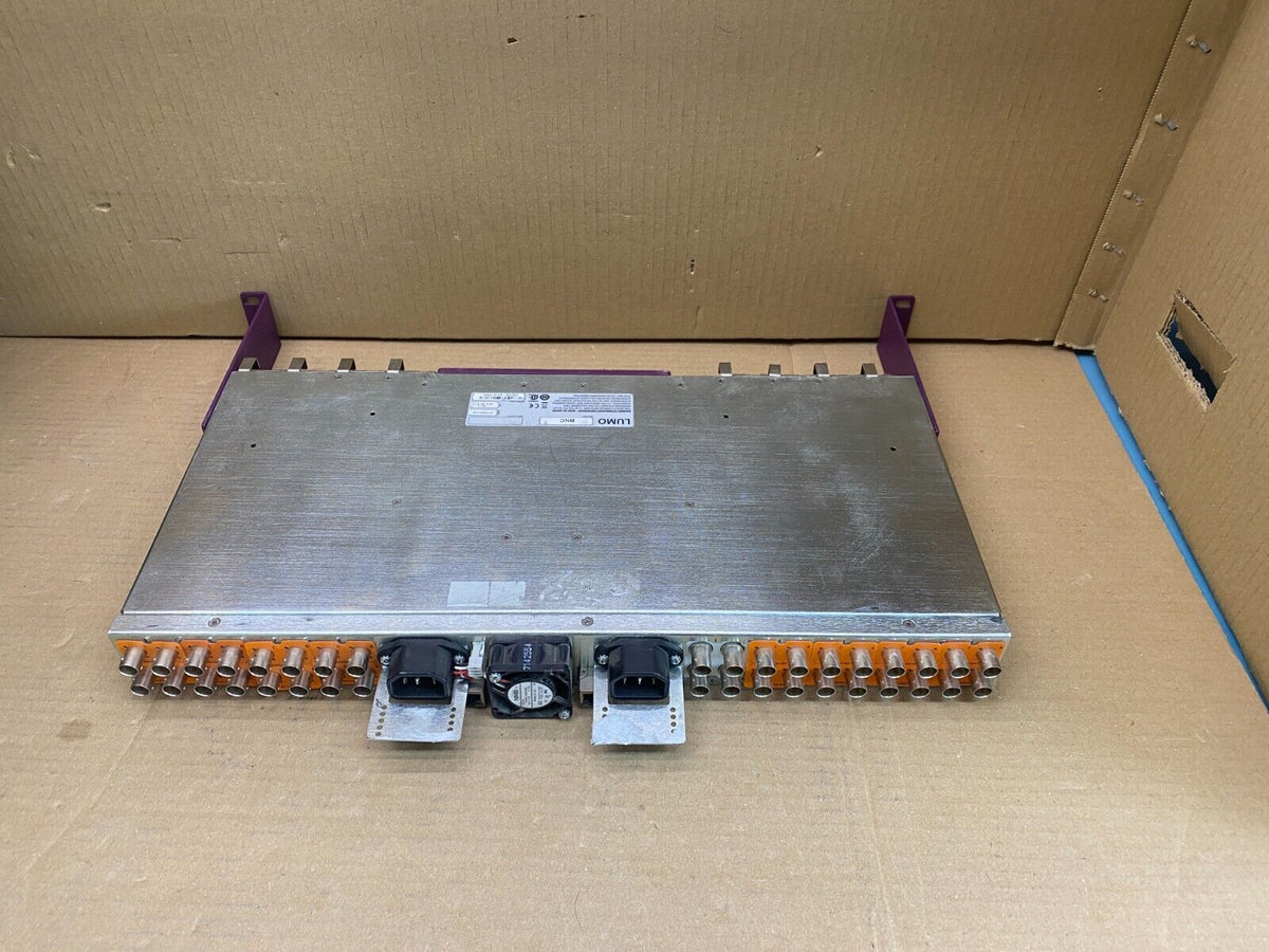 Miranda LUMO-BNC Rackmount Broadcast Frame Unit with Power & BNC I/O - Used