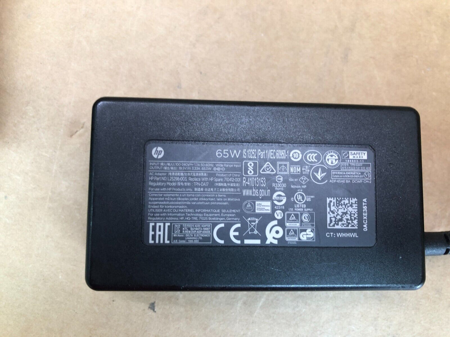 Professional Laptop Charger HP 65W AC Adapter 19.5V 3.33A ProBook EliteBook