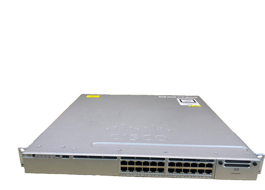 Cisco Catalyst WS-C3850-24T Ethernet Switch C3850-NM-Blank 24 Ports