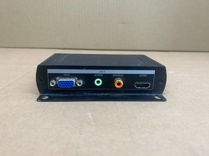 Speco VGA to HDMI Converter, Audio Support, Local Loop Output, 1080p