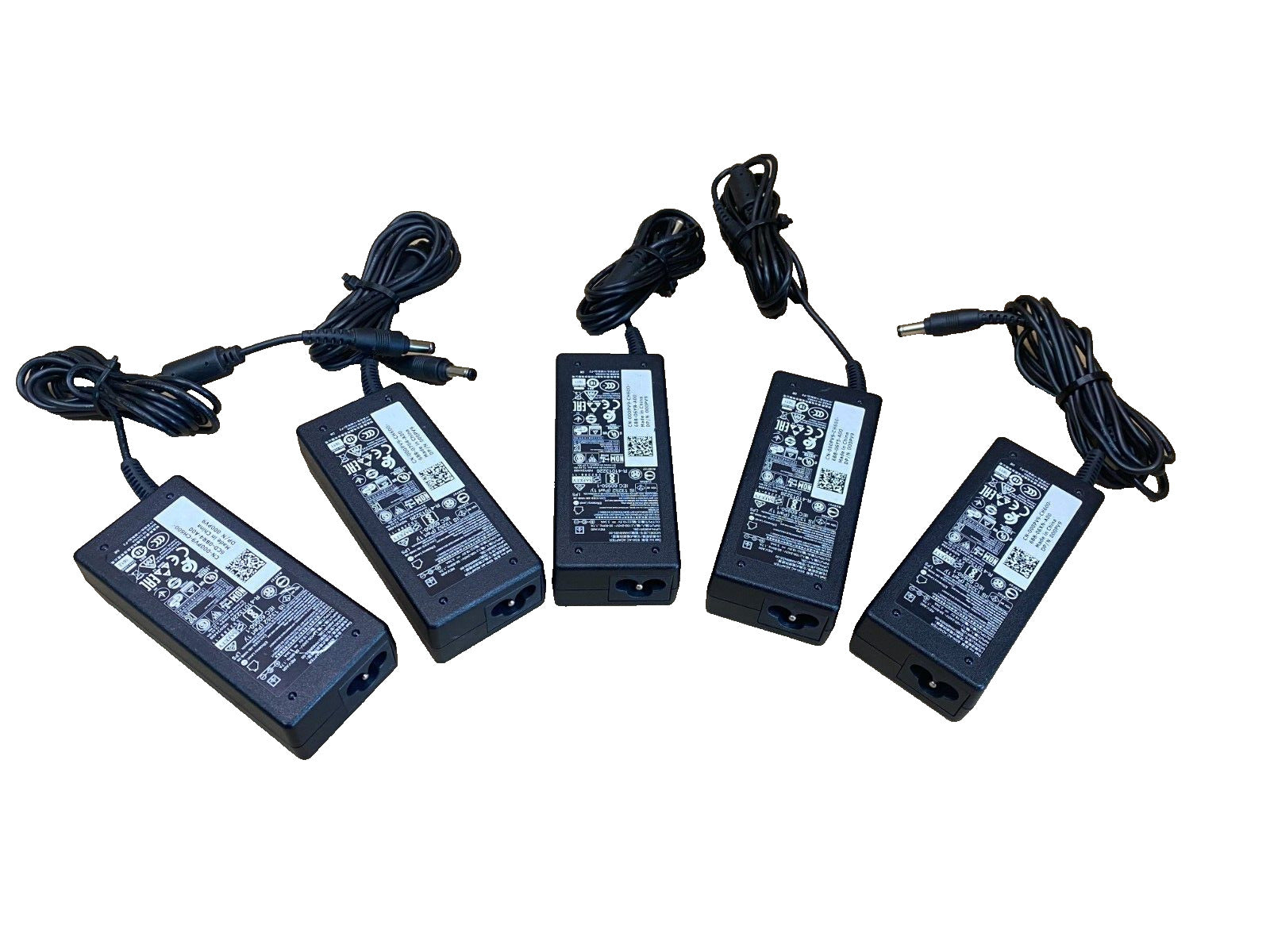 Dell 65W Laptop Charger HA65NS5-00 19.5V 3.34A Adapter 5-Pack Power AC