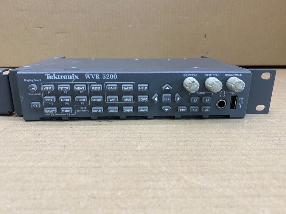 Broadcast HD/SD Rasteriser Tektronix WVR 5200 SDI 1080p Rack-Mount