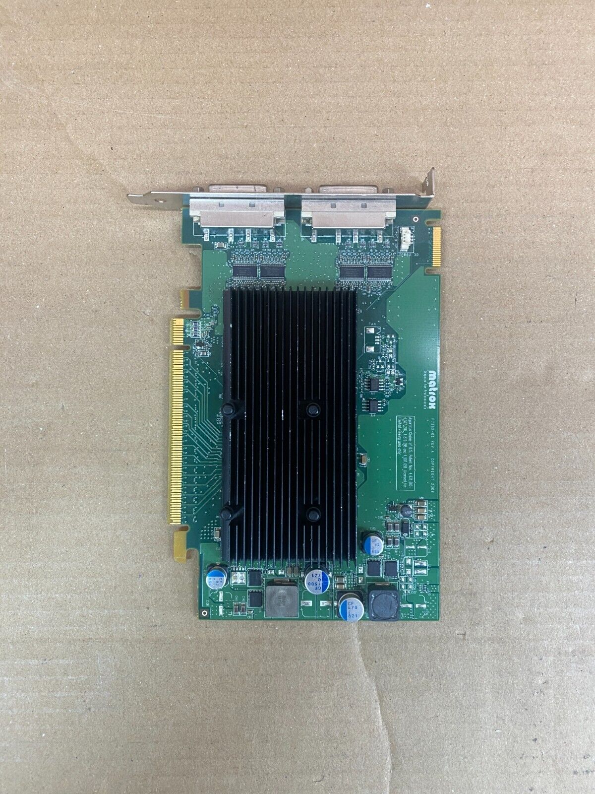 Professional Graphics Card Matrox M9125 512MB DVI PCIe High Performance