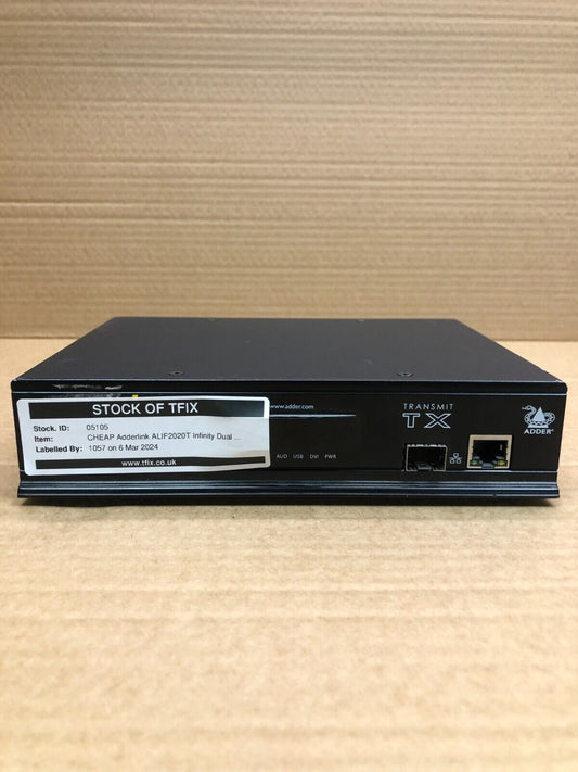 Professional KVM Extender 10GbE Dual Head, Adder ALIF2020T, 10km Range