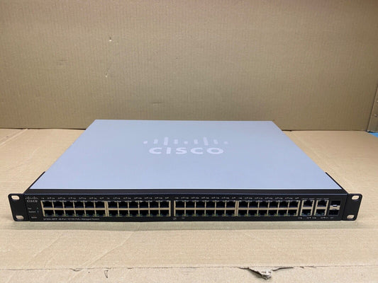 Network Switch PoE Cisco SF300-48PP V03 48-Port 10/100 Rack Mount