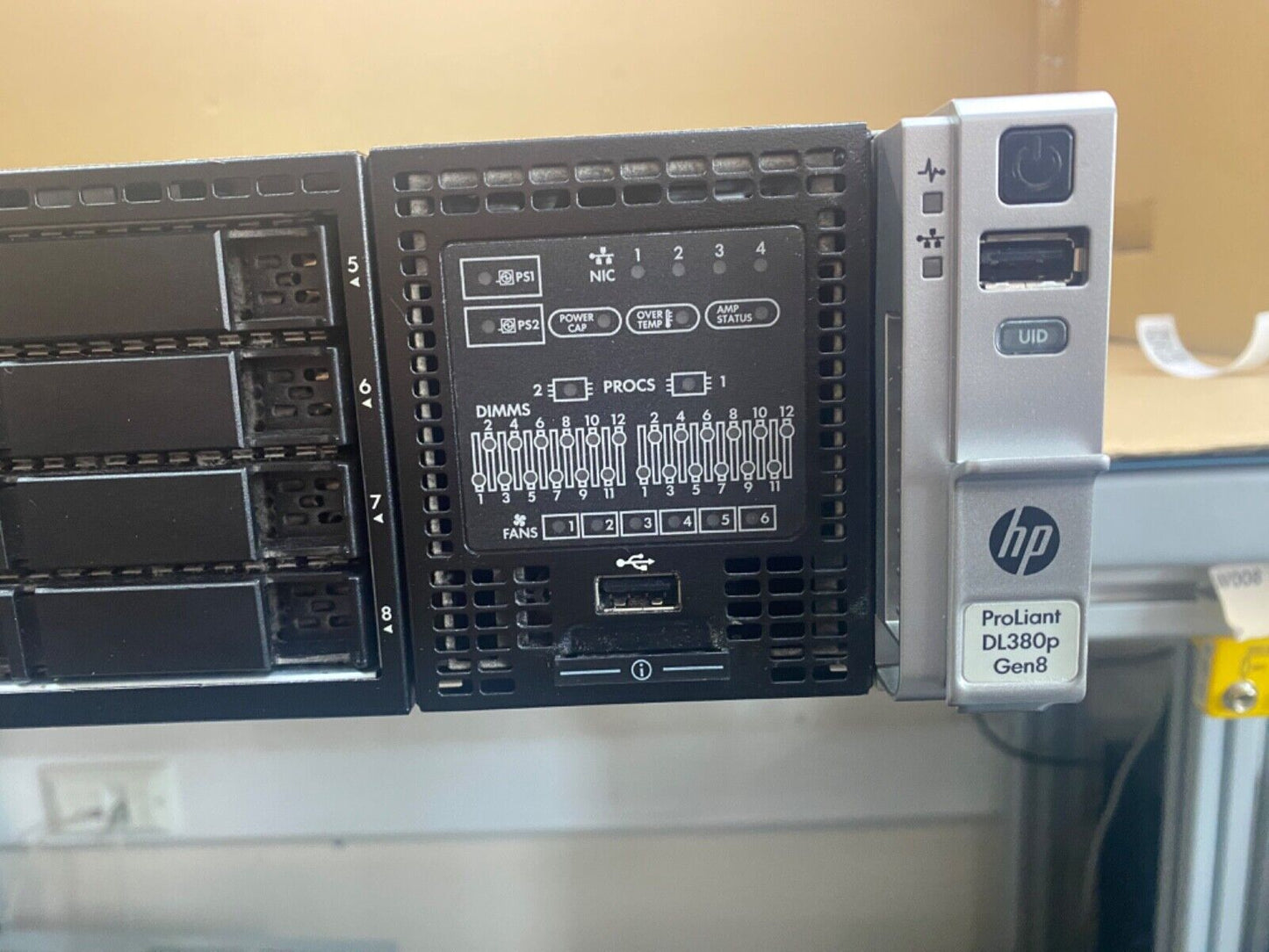 Server HP Proliant DL380p Gen 8, E5-2665 2.40GHz, 128GB RAM, Rack-Mount