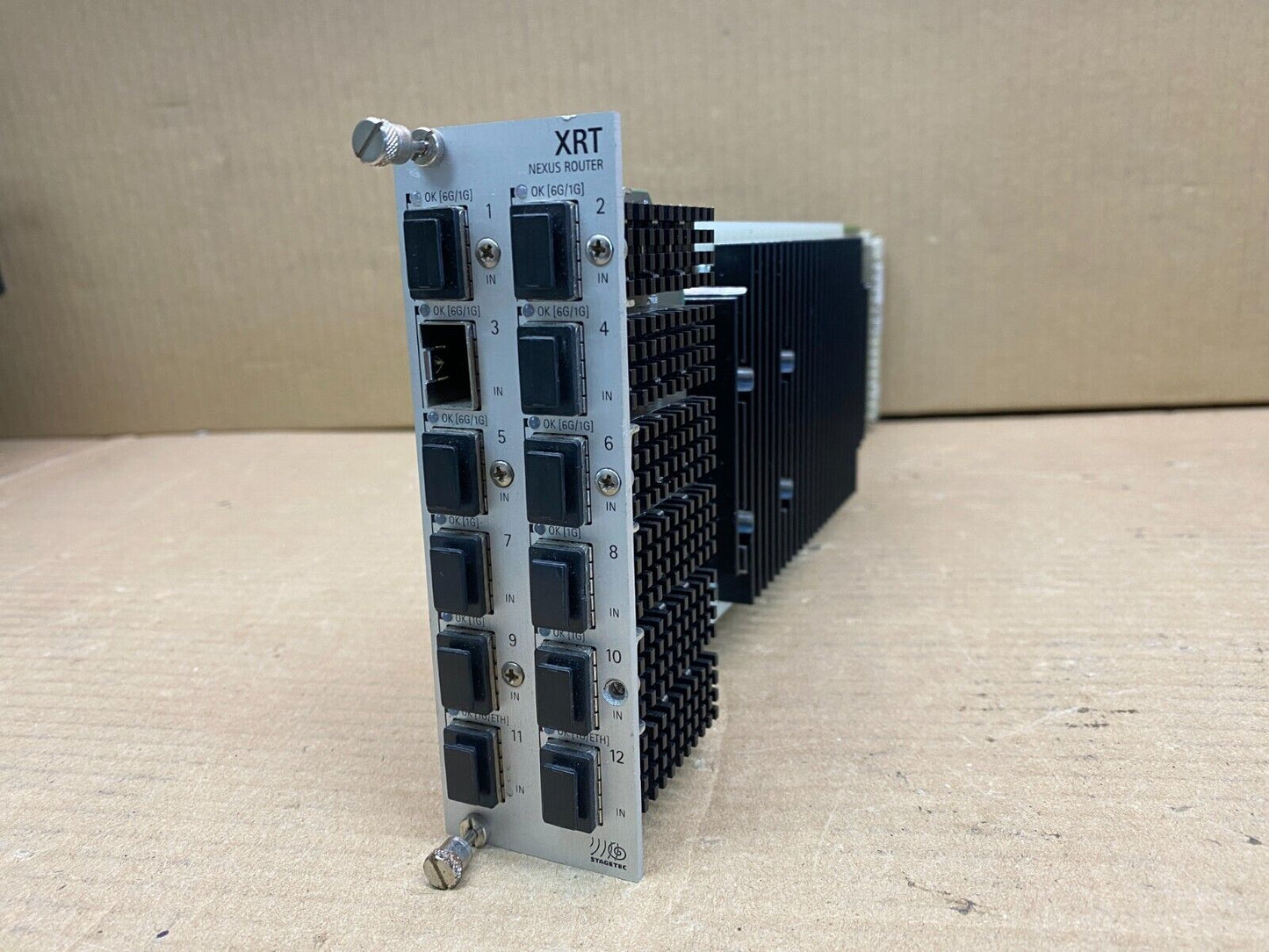 STAGETEC Nexus XRT XRTX03 Router Card Module - Pulled from Working Unit