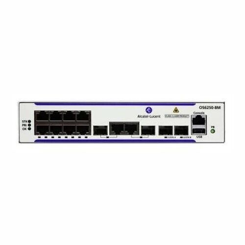 Gigabit Ethernet Switch Alcatel-Lucent OmniSwitch OS6250-8M, Network Ready