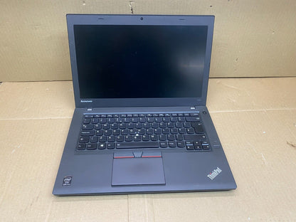 Lenovo ThinkPad T450 14" Laptop i7 8GB RAM 250GB HDD Needs Keyboard Repair