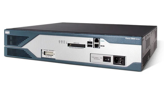 High-Security Ethernet Router, Cisco 2821-HSEC/K9 V03, Dual Gigabit Ports