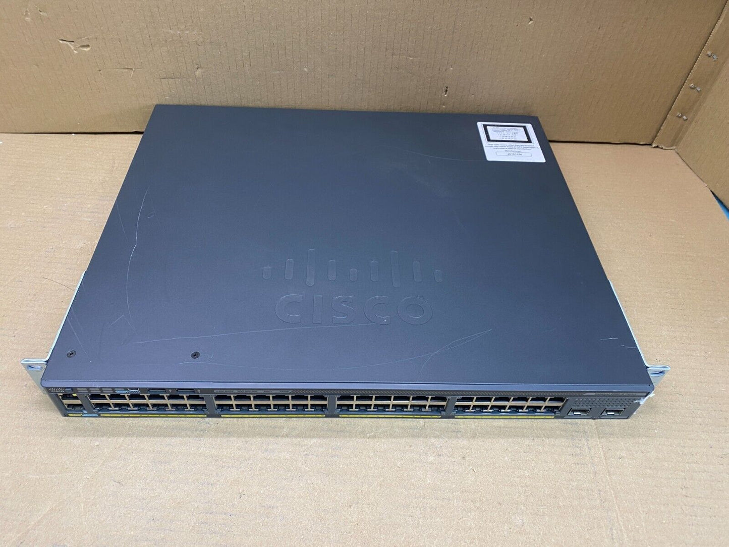 Enterprise Gigabit PoE+ Switch, Cisco Catalyst WS-C2960X-48FPD-L, 48 Ports