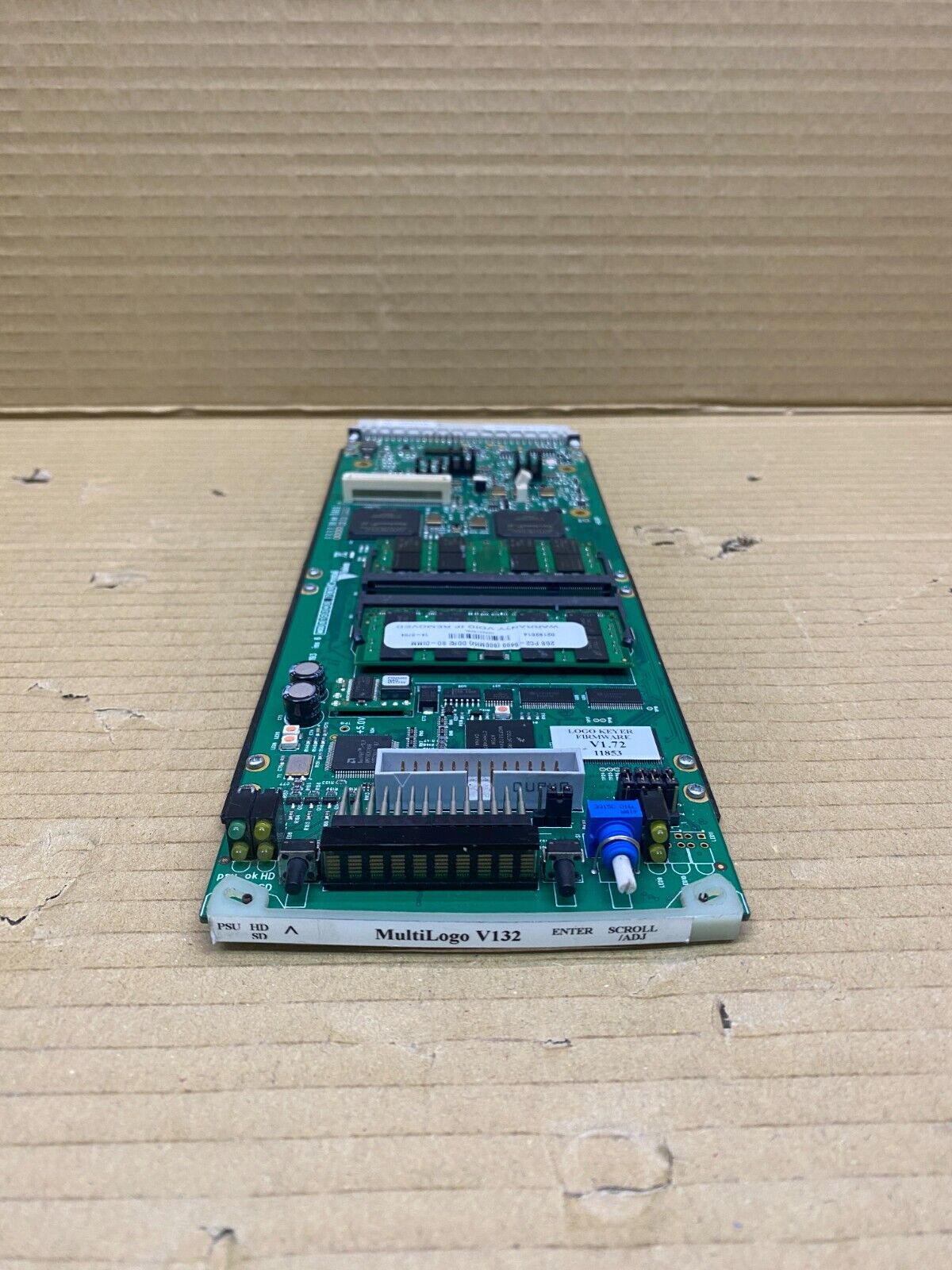 Crystal Vision MultiLogo V132 HD/SD Graphics Keyer Module - Used