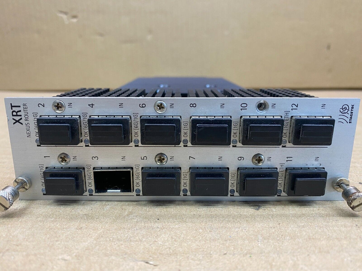 STAGETEC Nexus XRT XRTX03 Router Card Module - Pulled from Working Unit